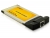 61611 Delock PCMCIA-adapter, CardBus till Gigabit LAN small