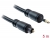 82894 Delock Cable Toslink Standard male > Toslink mini 3.5 mm male 5 m small