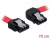 82608 Delock Cable SATA 70cm  right/straight  metal red small
