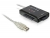 61825 Delock Konwerter USB 2.0 > SATA 22 Pin / 16 Pin / 13 Pin small