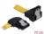82521 Delock Cable SATA 70cm left/down metal yellow small