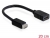 65252 Delock Adapter DVI mini Mac Stecker > HDMI Buchse small