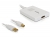 61755 Delock Adapter DisplayPort mini + USB (Audio) Stecker >  HDMI Buchse small