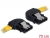 82513 Delock Cable SATA 70cm  left/right metal yellow small