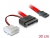 84377 Delock Kabel SATA Slimline Stecker + 2pin Power 5V > SATA small