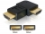 65080 Delock Adapter HDMI Stecker > HDMI Stecker 90° links small