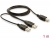 82394 Delock Kabel USB 2.0-B > USB-A Strom + Strom/Daten small