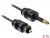 82876 Delock Cable Toslink Standard male > Toslink mini 3.5 mm male 2 m small