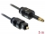82878 Delock Cable Toslink Standard male > Toslink mini 3.5 mm male 5 m small