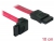 84324 Delock cable SATA 10cm down/straight red small