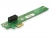 89102 Delock Riser card PCI Express x1 angled 90° left insertion small