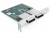 89312  Delock PCI Express x8 Card > 2 x 38 Pin Multilane small