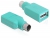 65321 Delock Adapter USB-A female > PS/2 male small