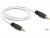 84485 Delock Kabel Audio Klinke 3,5 mm 4 Pin Stecker / Stecker 1 m small