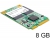 54406 Delock MiniPCIe memory industry mSATA full size SLC 8 GB small