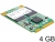 54405  Delock MiniPCIe memory industry mSATA full size SLC 4 GB small