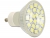 46336 Delock Lighting GU10 LED illuminant 4.0 W cool white 24 x SMD glass cover small