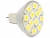 46339 Delock Lighting MR11 LED illuminant 2.4 W warm white 12 x SMD small