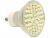 46346 Delock Lighting GU10 LED illuminant 3.6 W warm white 60 x SMD glass cover small