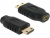 65343 Delock Adapter High Speed HDMI with Ethernet – mini C Stecker > micro D Buchse small
