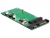62493 Delock Konverter SATA 22 Pin / USB 2.0 > mSATA full size small