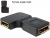 65378 Delock Adapter DisplayPort Buchse > DisplayPort Buchse gewinkelt rechts small