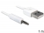 83351 Delock Kabel USB-A Stecker > Klinke 3,5 mm Stecker 4 Pin IPod Shuffle (1-5) 1 m small