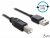 83361 Delock Cavo EASY-USB 2.0 Tipo-A maschio > USB 2.0 Tipo-B maschio da 5 m nero small