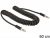 83405 Delock Kabel Audio Klinke 3,5 mm 3 Pin Stecker > Stecker Spiralkabel small