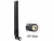 88428 Delock LTE Antenna RP-SMA plug -0.9 - 2.3 dBi omnidirectional with tilt joint black small
