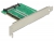 62481 Delock Converter SATA 22 pin > IDE 44 pin SSD / HDD with slot bracket small