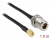 88845 Delock Antenna Cable RP-SMA Plug > N Jack Bulkhead 1.5 m small