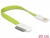 83491 Delock Cable USB 2.0 male > IPhone 30 pin male angled 20 cm green small