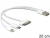 83421 Delock Wielofunkcyjny kabel USB do ładowania 1 x 30-pinowe złącze Apple / Samsung, 1 x 8-pinowe złącze IPhone, 1 x złącze Micro USB small