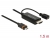83534 Delock Cable SlimPort / MyDP male > High Speed HDMI male + USB Micro-B female small