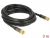 88920 Delock Anténní kabel F samec > F samec RG-6/U 3 m černý small