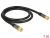 88918 Delock Anténní kabel F samec > F samec RG-6/U 1 m černý small