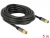 88925 Delock Cable de antena macho IEC > hembra IEC RG-6/U 5 m negro small