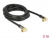 88916 Delock Antennenkabel IEC Stecker gewinkelt > IEC Buchse gewinkelt RG-6/U 3 m schwarz  small