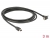 83590 Delock Cable FireWire 9 pin male 90° angled with screws > 6 pin male 3 m small