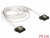 83505 Delock SATA 6 Gb/s kabel 70 cm vit FLEXI small