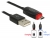 83573 Delock Data- and power cable USB 2.0-A male > Micro USB-B male with LED indication small