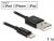 83561 Delock USB adat- és töltőkábel iPhone™, iPad™ és iPod™ készülékhez fekete small