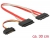 84767 Delock Cable SATA Express 18 pin plug + SATA Power > SATA Express 29 pin plug 30 cm small