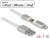 83773 Delock Cable de datos y alimentación USB para dispositivos Apple y Micro USB 1 m blanco small