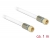 88993 Delock Antenna cable F Plug > F Plug RG-6/U quad shield 1 m White Premium small