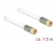 88997 Delock Antenna Cable F Plug > F Plug RG-6/U Quad Shield 7.5 m White Premium small