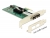 89376 Delock PCI Express Karte > 2 x SFP Slot Gigabit LAN  small