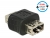 65642 Delock Adapter EASY-USB 2.0 Typ-A Buchse > EASY-USB 2.0 Typ-A Buchse Gender Changer small