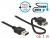 83664 Delock Kabel EASY-USB 2.0 Typ-A Stecker > EASY-USB 2.0 Typ-A Buchse ShapeCable 1 m small